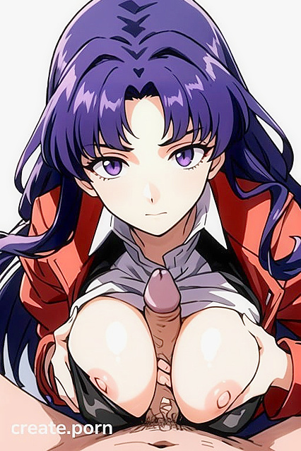 Misato from Evangelion Gets Thick Lines in Fit Hentai AI Image