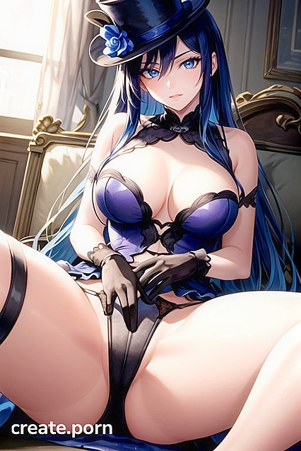 Caitlyn from League of Legends Enjoys Busty Masturbation in Erotic Hentai AI Image