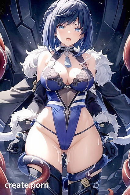 Yelan from Genshin Impact Teased in Bra and Thong for Seductive Hentai Pleasure
