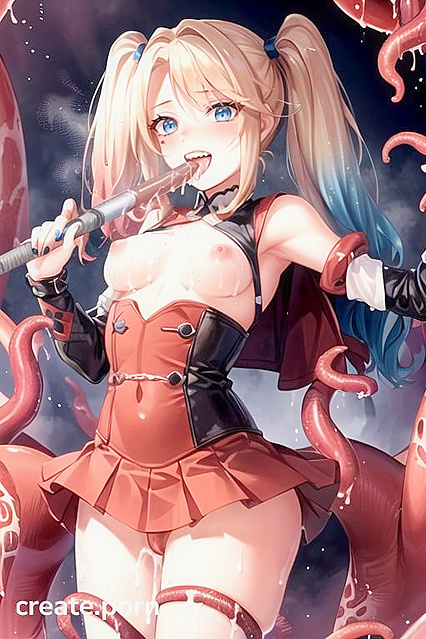 Harley Quinn as a Busty Flight Attendant in Naughty Hentai Adventures