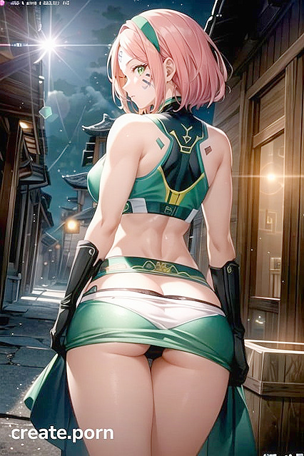 Ultra-Detailed Rear-View Split-Screen Hentai Sex Action