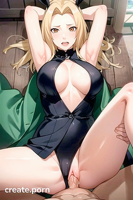 Tsunade Fucks Like a Wild Rabbit in Her Sexy Bunny Costume, Missionary Style!