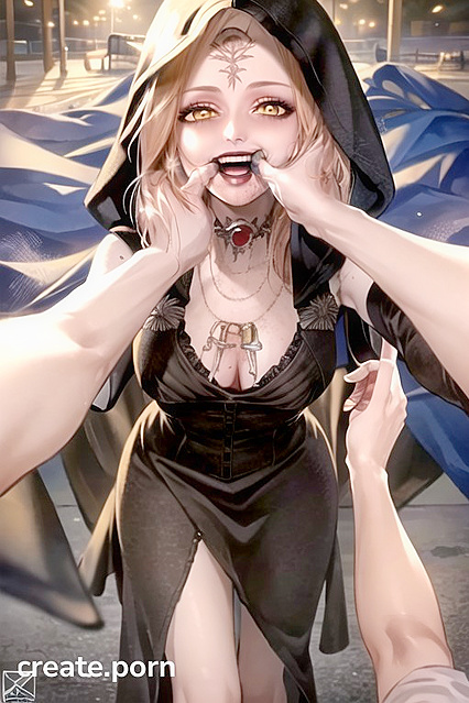 Hentai Chick Gets Embarrassed with Thumb in Mouth on the Bed