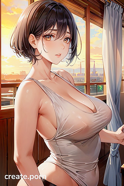 60+ Grandma with a Massive Ass in Hentai Porn Action