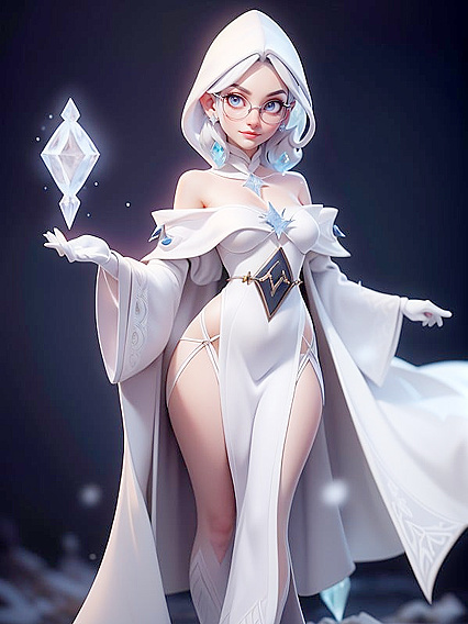 Frosty Fucking Sorceress Casting Spells and Sucking Cock in Off-the-Shoulder Perfection
