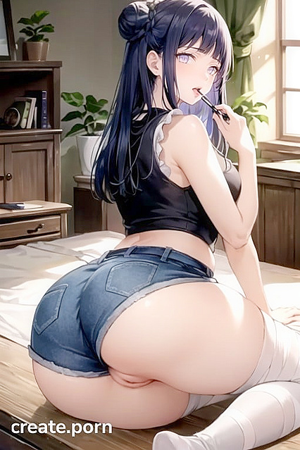 Rear View, Mouth Agape, Tight Bun Hentai Sex Scene