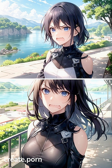 Leather Clad Bitches Get Wild at the Lake, Hardcore Hentai Sex Fest