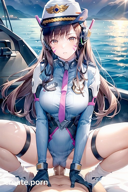 D’va from Overwatch Shows Off Her Natural Tits in Raw Hentai Porn Action