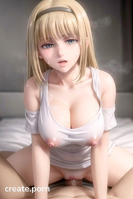 Screaming Horny Babe in Oversized T-Shirt Gets Fucked in 3D Hentai Action