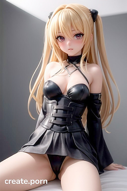 Gothic Temptress Reveals Her Massive Ass in To Love Ru's Dark Depths