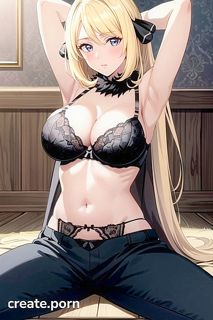 Busty Chick Flexing Her Tits in Wild Hentai Action