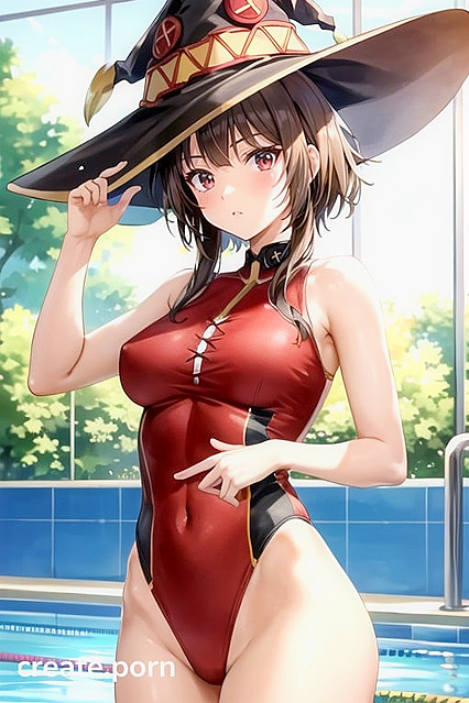 Fit Megumin's Isekai Boobs Bounce Wild in Her Quest for Explosion!