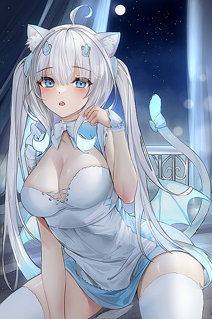 Horny Nymphomaniac Kitties Fucking Under Full Moonlight - HENTAI XXX PIC