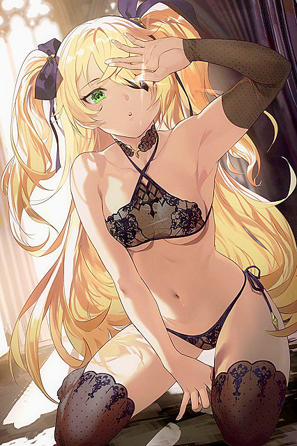 Dark Diva in Tight Black Lace - So Hot It Should Be Illegal!