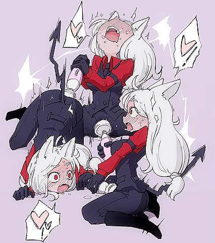 Thrilling Threesome Tussle in Triple-X Pic - Hentailed Pleasure Pyramid for Your Eyes Only!