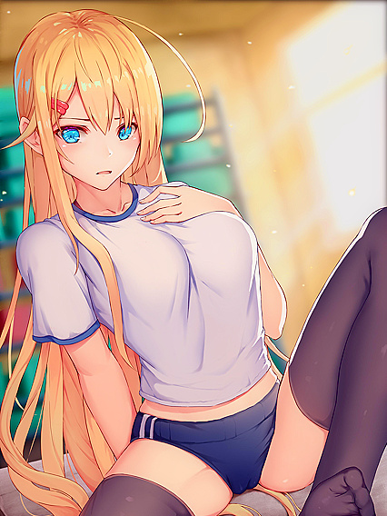 Hella Hot Blondie Babe Gets Freaky In Her School Uniform - XXX HENTAI PIC!