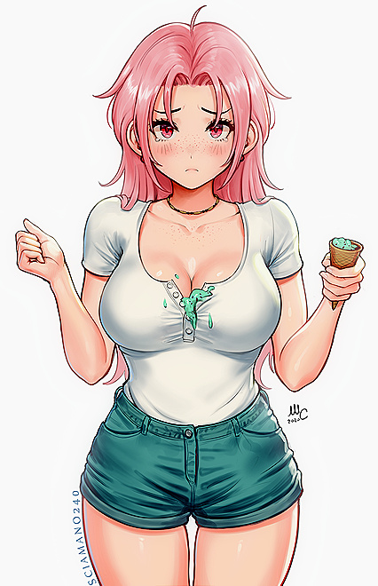 Hornypuss Slurps on Her XXX Melting Dessert - Hentaiclumslut Gets Messier Than Ever!