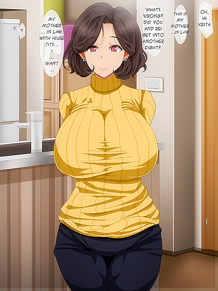 Horny Stepmom With Big Tits Eager to Ride Her Stepson's Thick Cock - Manga Hentai