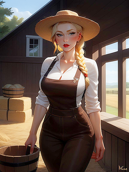 Sunny the MILF Farmer Gets Plowed in steamy Hentai Picture