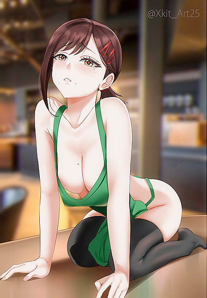 Horny Baristas Gone Wild - XXX HENTAI PICS of KOBENi in Action!