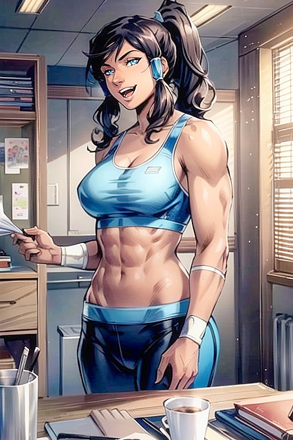 Cute Girl 18+ in Sport Bra Stars in Hilarious Comic hentai Adventures