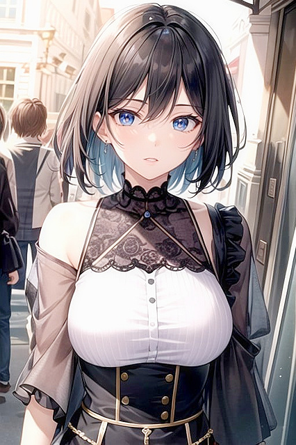 K-Pop Idol's Busty Frontal Temptation in Hot Hentai Images