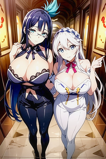 Miss Nagatoro in Dangerous Beast Wear with Two Partners Hentai Picture