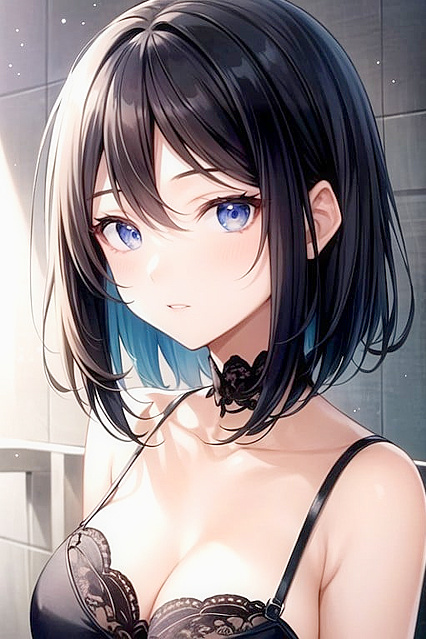 African K-Pop Idol Shows Off Her Curves in Front View Hentai Picture