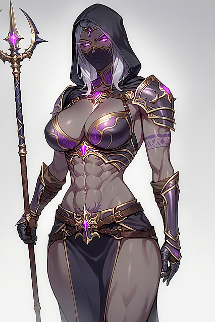 Gray Drake Skin and Armor Gloves in Steamy 20s Hentai Picture