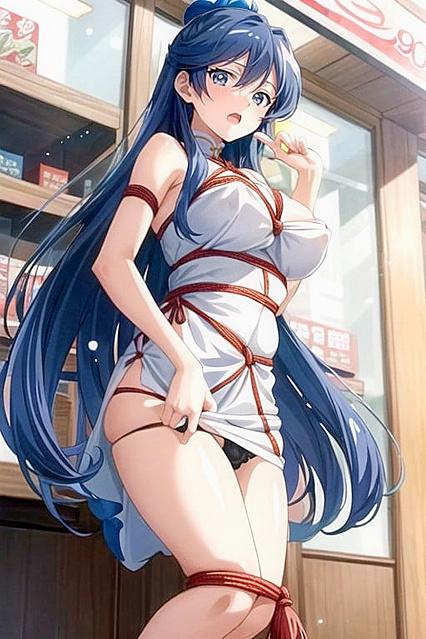 Ranma's Shampoo Gets Seductive in Open-Chested Chinese Attire