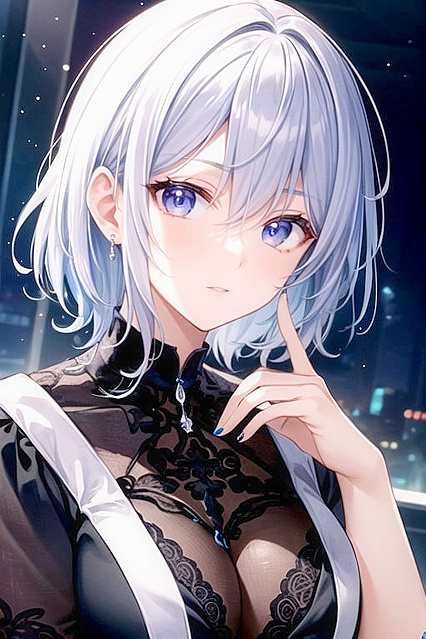 African K-Pop Idol Shows Off Her Busty Charm in Seductive Hentai Picture