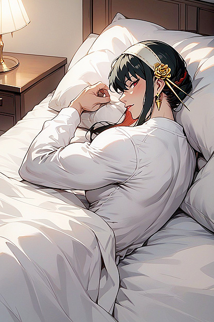 Laid Back in the Valley Bed for Steamy Hentai Pleasure