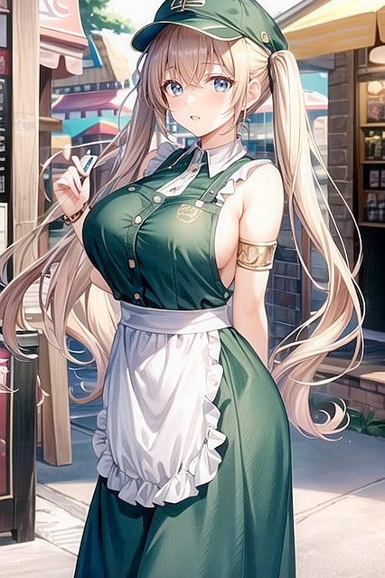 Wendy Marvel from Fairy Tail Works at Convenience Store in Busty Hentai Image