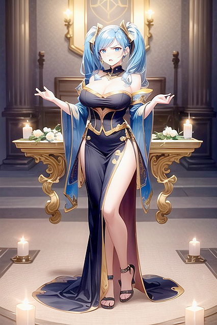 Sona from League of Legends Gets Married in Full-Body Hentai Bliss