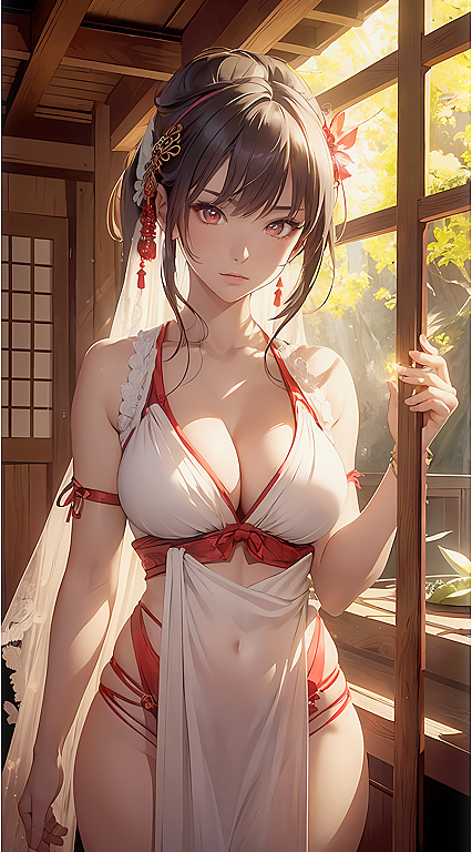 Hentaified Shrink-Wrapped Maid Fappening in XXX Fantasia