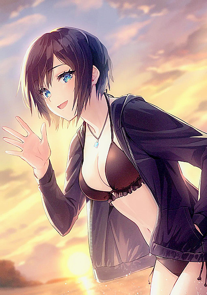 Holy shit!, X-rated! Hottie in skimpy hentaixxx outfit teases with her wet pussy!