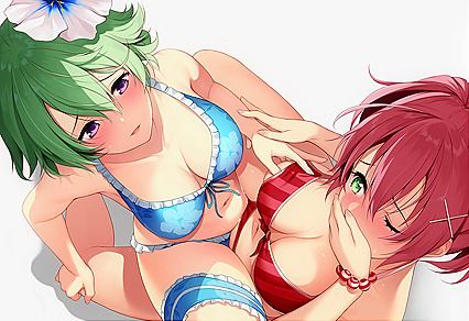 Hella Hot Hentaï JUNA & MUSSE goin’ DOWN on each other! (Scìssöring)