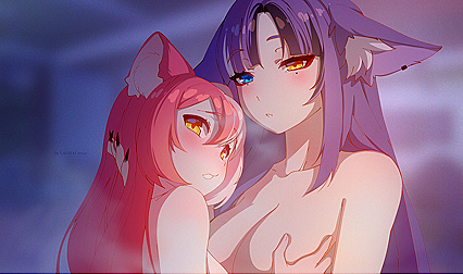 Horny AF Yurifoxes Fucking Foxgirls in XXX HENTAI PIC