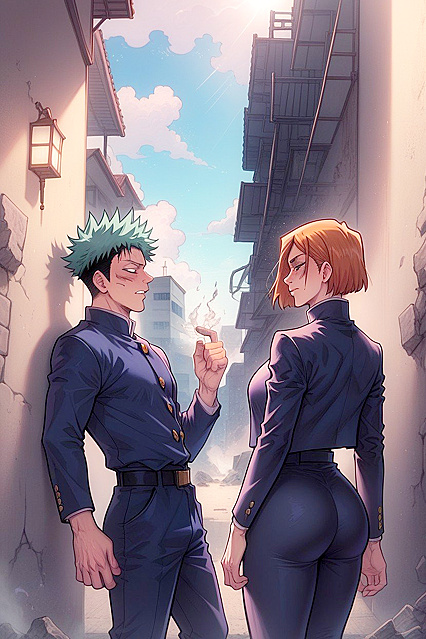 Mahito from Jujutsu Kaisen Rips Through Shibuya Subway in Torn-Up Clothing HentaiErotica