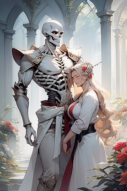 Ariane Maple and Arc from Skeleton Knight Engage in steamy Hentai Picture