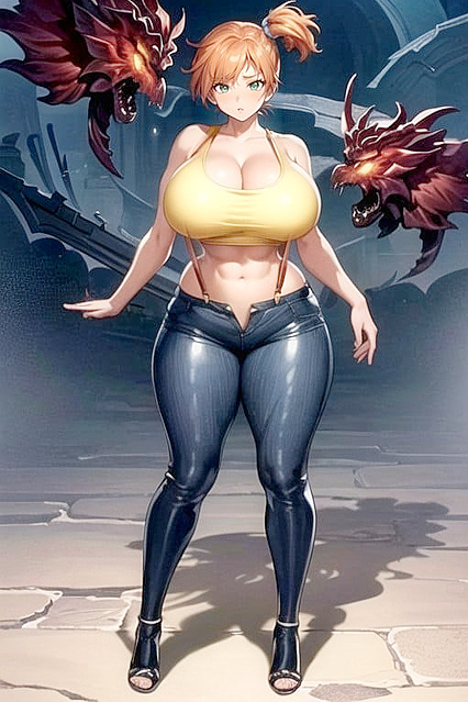 Misty from Pokémon GetsFit and Bimbofied for Steamy Hentai Picture