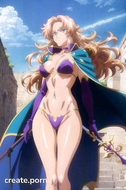 Evil Sorceress Seduces in Slim Anime Style Hentai Picture