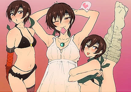 Holy shit! Yufi in her sexy as fuckin’ hell linge-wears!