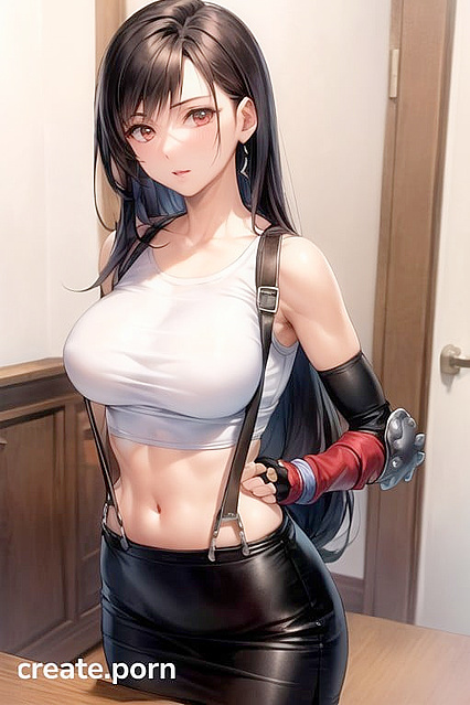 Tifa Lockhart from Final Fantasy Transforms into a Sensual TransGirl 18+ Hentai Experience