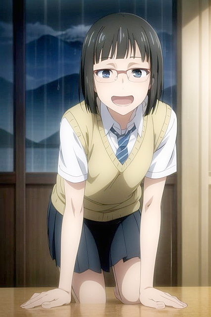 Sasaki from Jujutsu Kaisen Gets Soaked and Sexy in Rainy hentai Picture