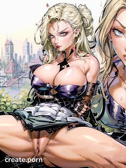 Two Green-Eyed beauties with bobcuts indulge in steamy hentai fantasies