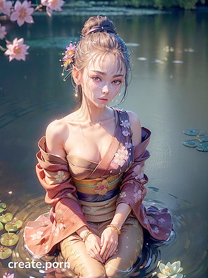 Starry Night Pleasure – Beautiful Brown-Eyed Girl 18+ in Romantic Hentai Images