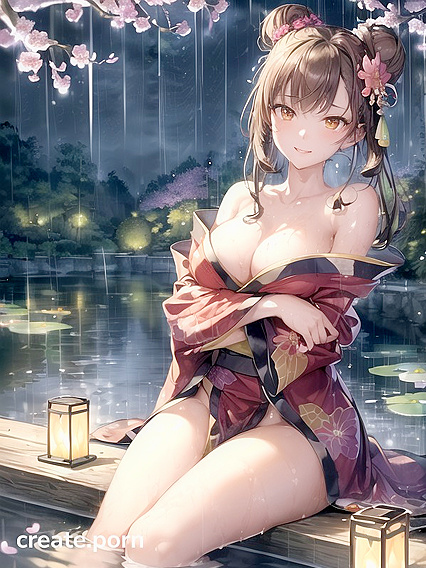 Dimly Lit Hentai with Thick Hair and Stunning Details