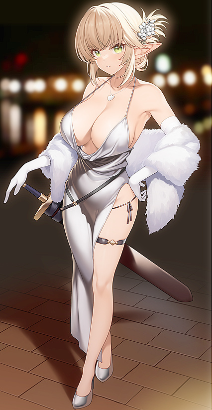 Hornypants Party Dress - XXX HENTAI PIC!