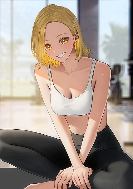 Pumpin’ Iron & Pound-a Sausage – Hentaified XXX Pic of Another Hot AF Workout Session